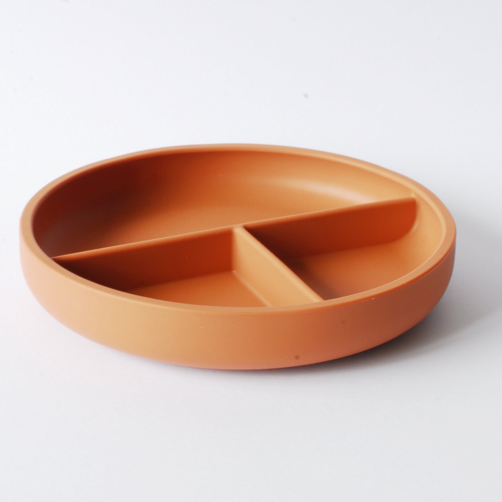 Orange Little Eaters Divided Plate